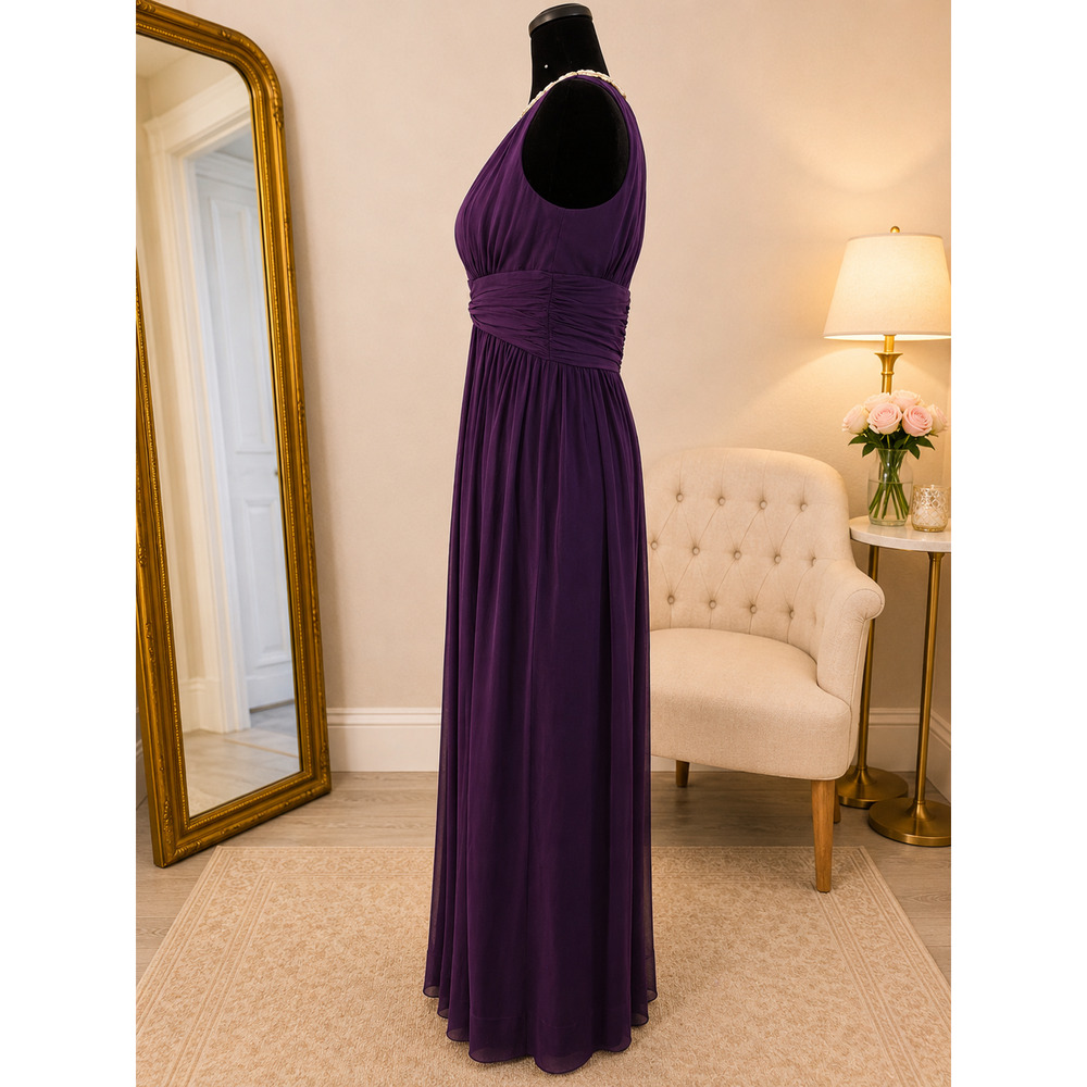 Purple Formal Dress, Size 10, Donna Morgan - Picture 2 of 4